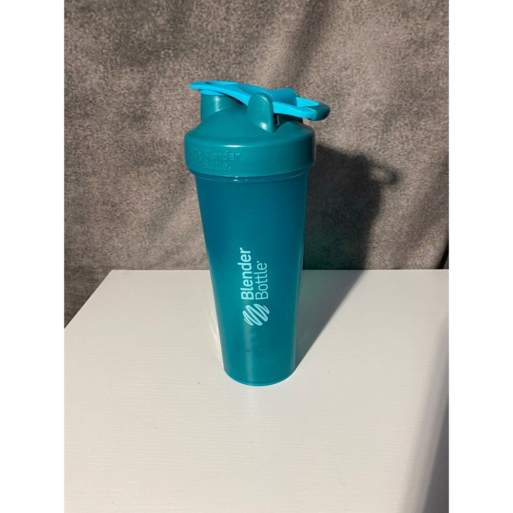 BlenderBottle Classic V2 Shaker Bottle Teal 28oz Protein Mixer w/ Whisk Ball
